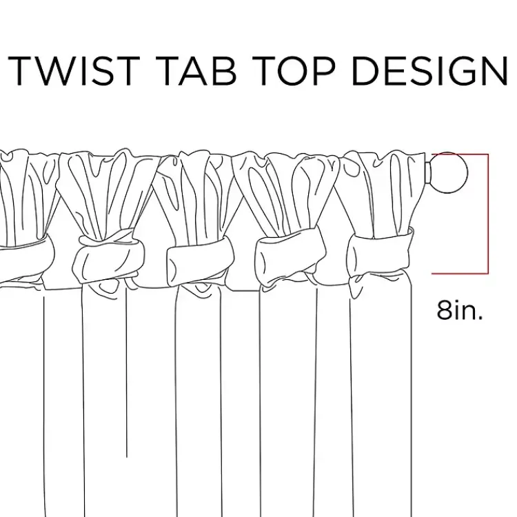 Curtains & Drapes-Kirklands Home Total Blackout Curtain Panel, 95 in. White