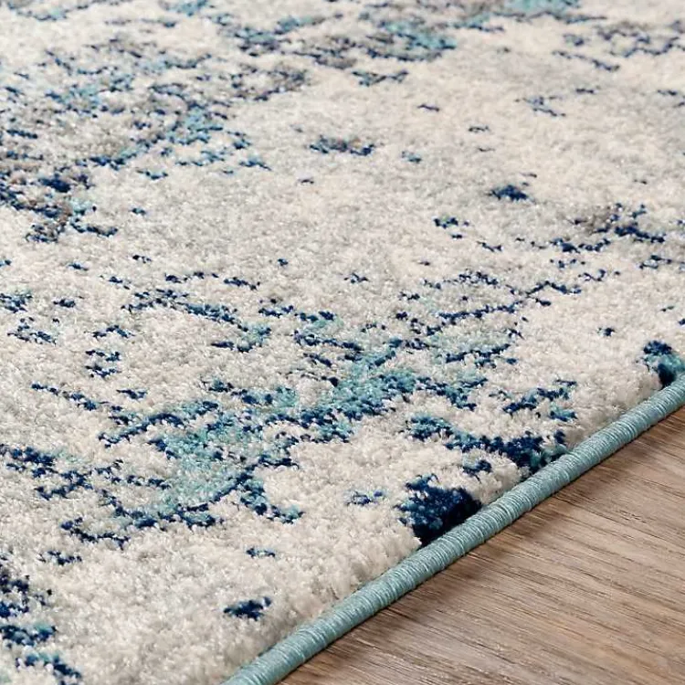 Area Rugs-Kirklands Home Blue Sutton Contemporary Area Rug, 5x7