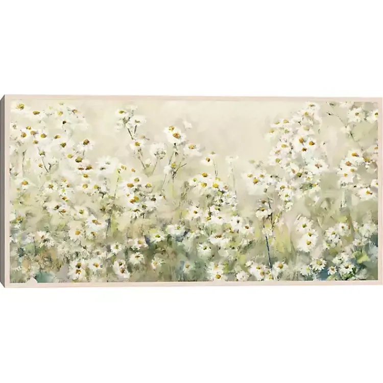 Canvas Art-Kirklands Home Daytime Daises Framed Canvas Art Print