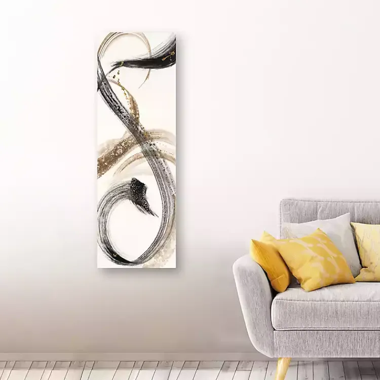 Canvas Art-Kirklands Home Soft Strokes Neutral Canvas Art Print