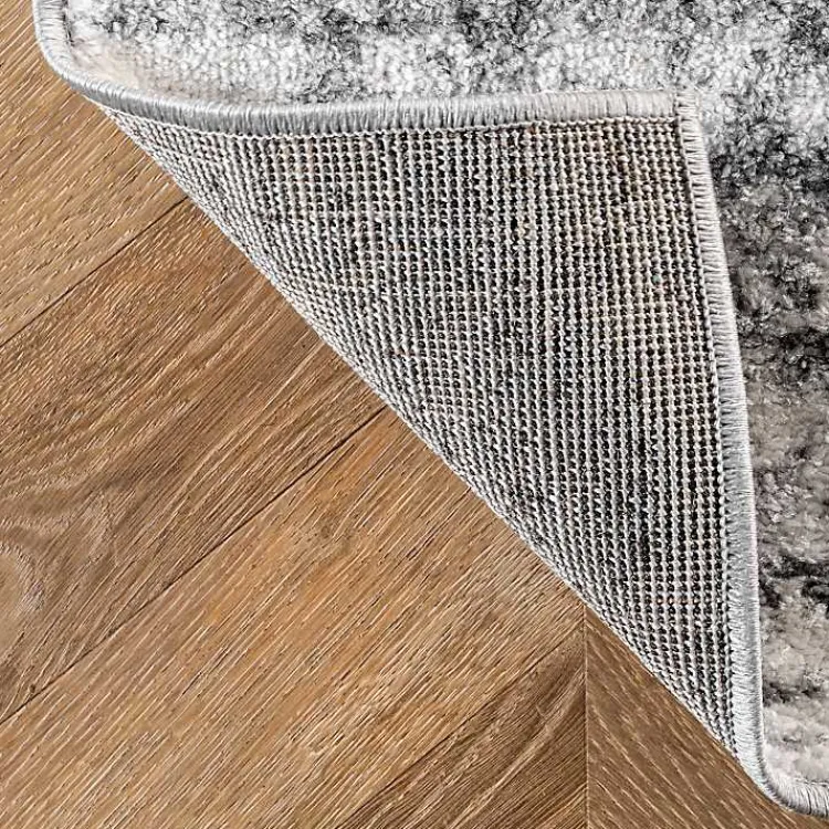 Area Rugs-Kirklands Home Gray Distressed Power Loomed Area Rug, 8x12