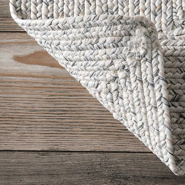 Area Rugs-Kirklands Home Braided Lefebvre Area Rug, 12x15 Ivory