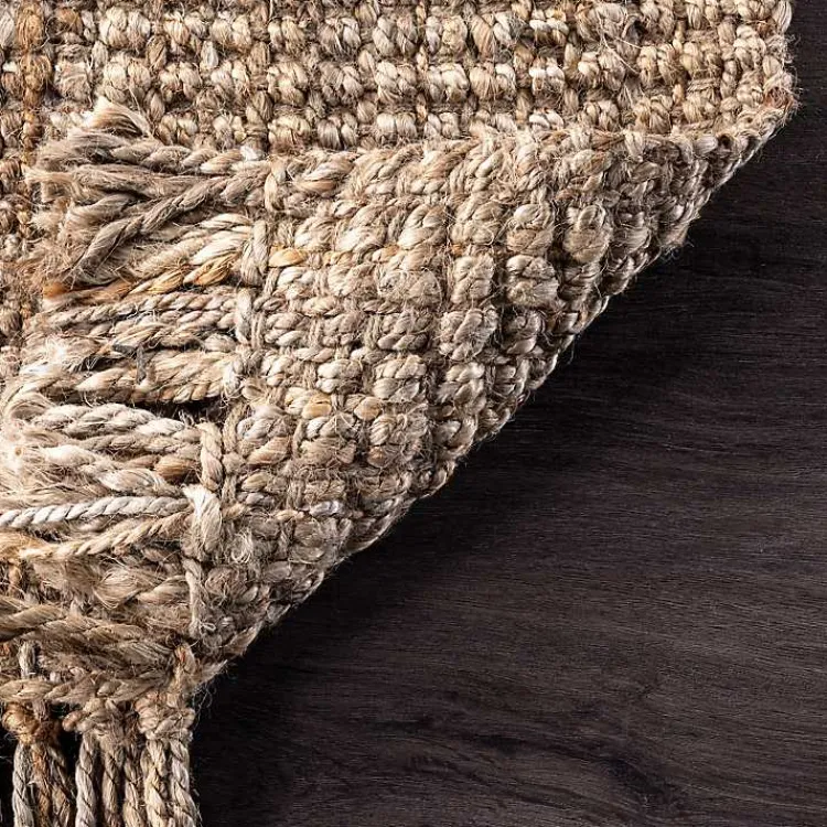 Area Rugs-Kirklands Home Hand Woven Looped Natural Jute Area Rug, 12x15