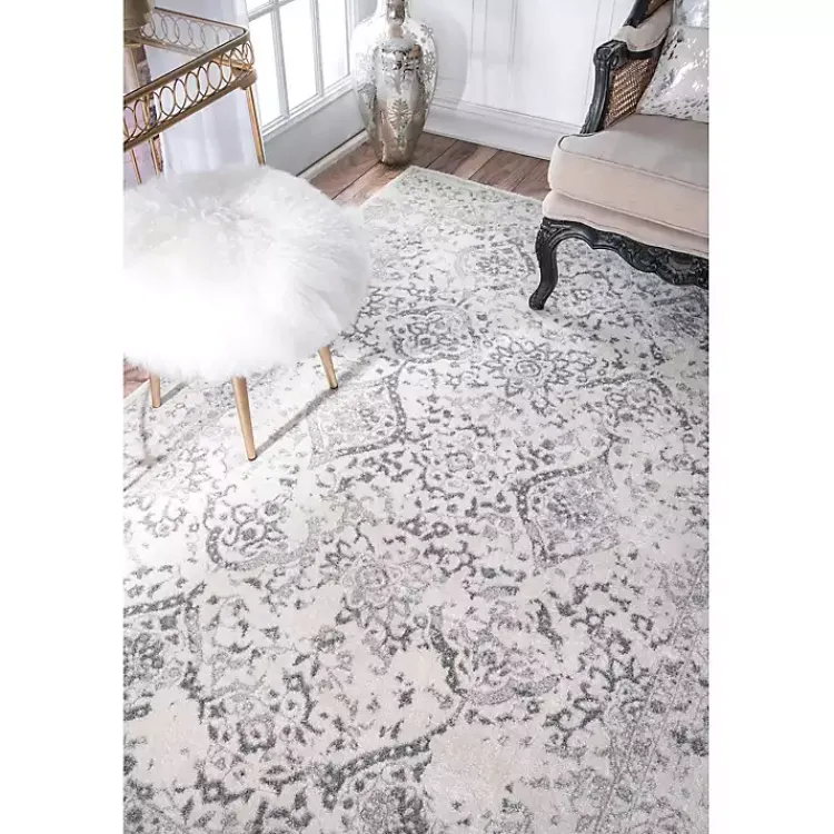 Area Rugs-Kirklands Home Ivory Odell Area Rug, 8x12