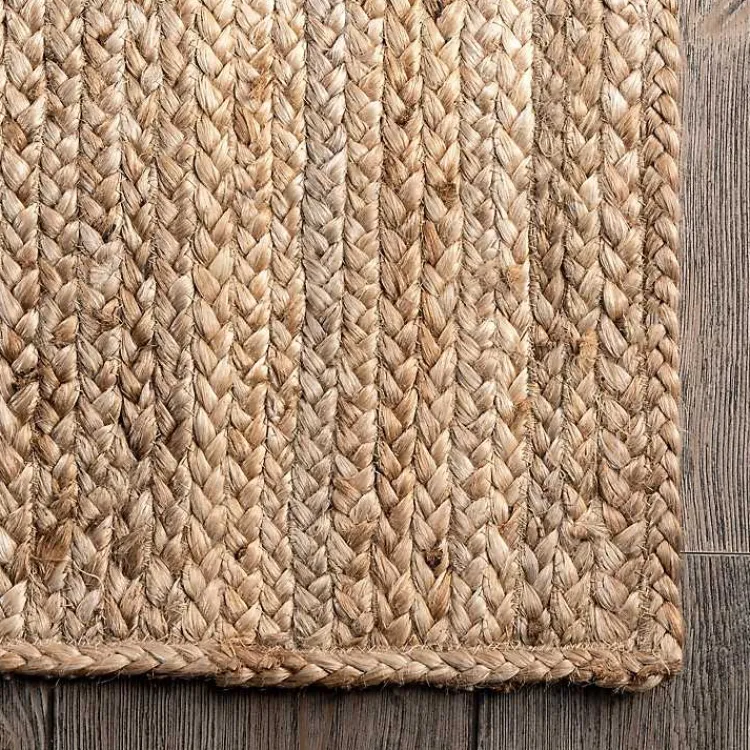 Area Rugs-Kirklands Home Natural Hand Woven Rigo Jute Area Rug, 10x13 Tan