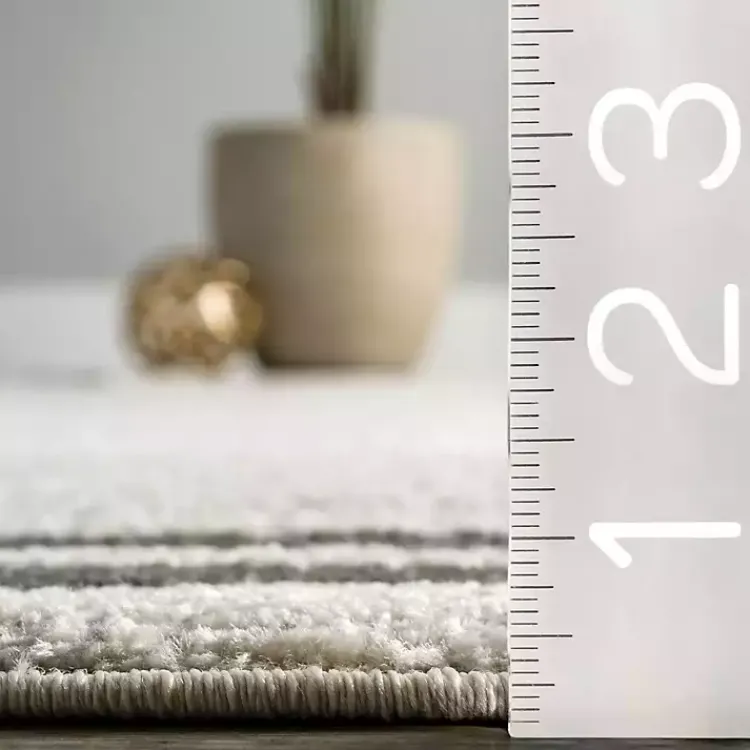 Area Rugs-Kirklands Home Ivory Classic Border Area Rug, 5x7