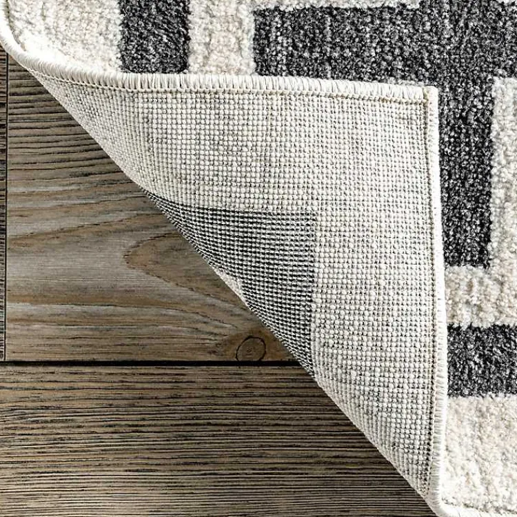Area Rugs-Kirklands Home Ivory Classic Border Area Rug, 8x10