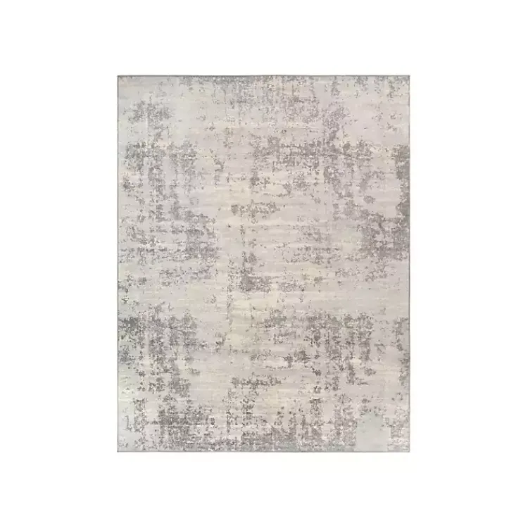 Area Rugs-Kirklands Home Gray Abstract Woven Area Rug, 6x9
