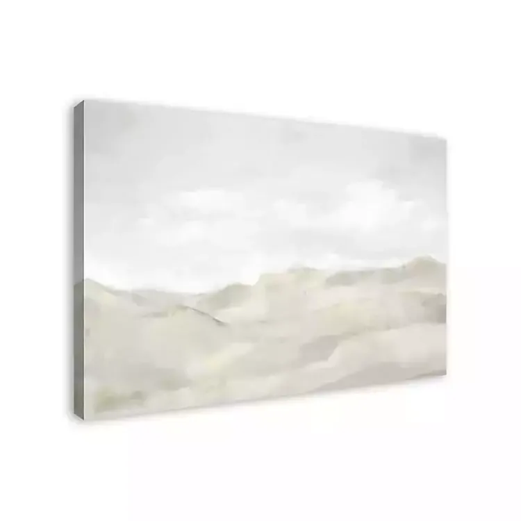 Canvas Art-Kirklands Home Neutral Abstract Canvas Art Print, 48x32 in. Gray