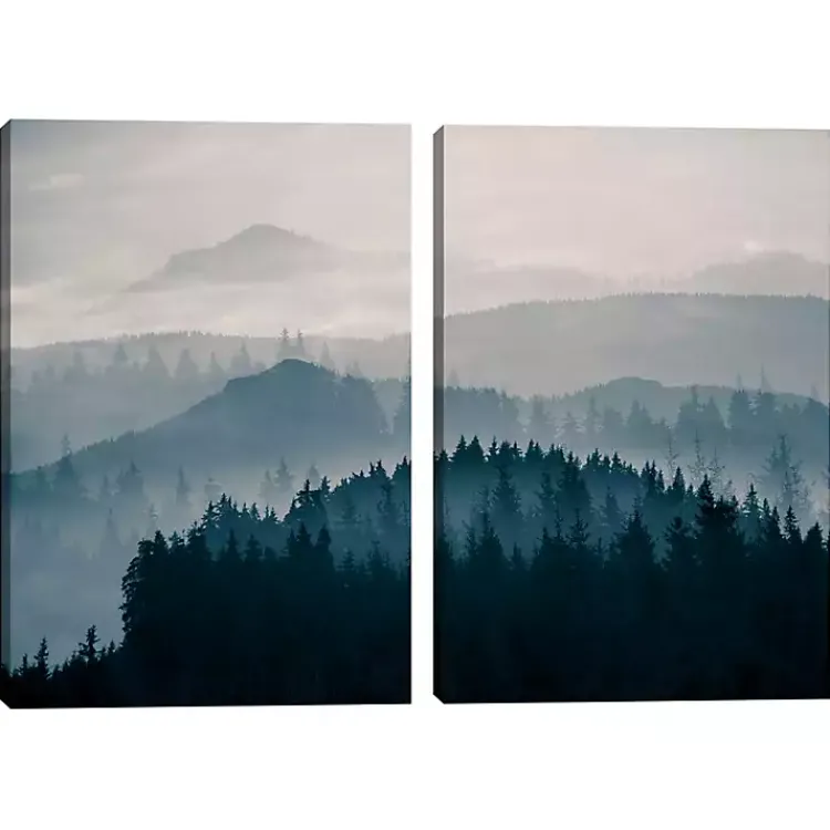 Canvas Art-Kirklands Home Blue Mountain Canvas Prints, Set of 2