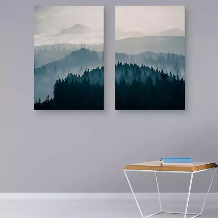 Canvas Art-Kirklands Home Blue Mountain Canvas Prints, Set of 2
