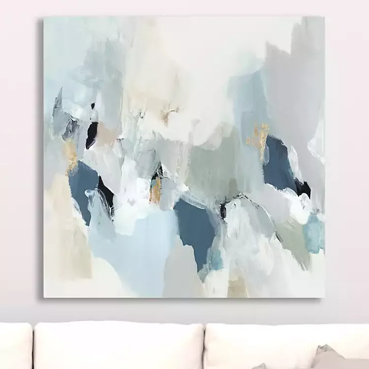 Canvas Art-Kirklands Home Little Talks II Giclee Canvas Art Print, 30x30 in. Blue