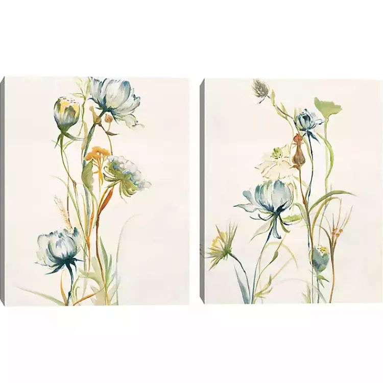 Canvas Art-Kirklands Home Jardine Late Summer Canvas Art Prints, Set of 2