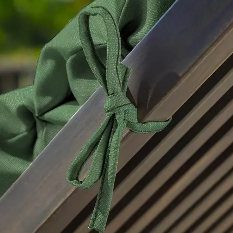 Outdoor Cushions & Pillows-Kirklands Home Moss Leala Texture Outdoor Chaise Cushion Green