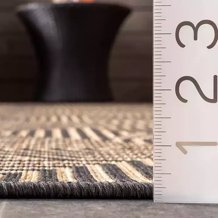 Area Rugs-Kirklands Home Kylie Gray Modern Abstract Outdoor Rug, 5x8