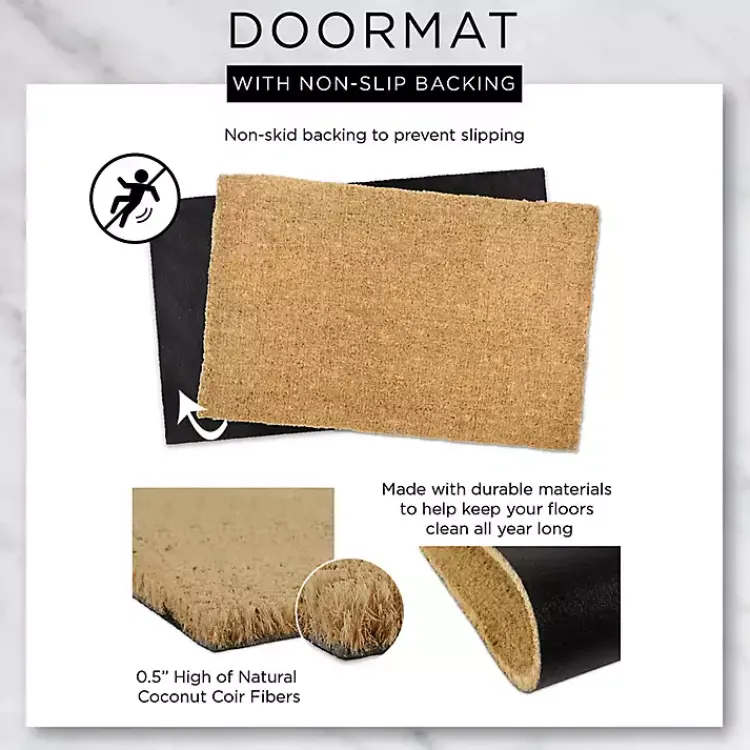 Doormats-Kirklands Home Pumpkin Spice Hello Doormat Orange
