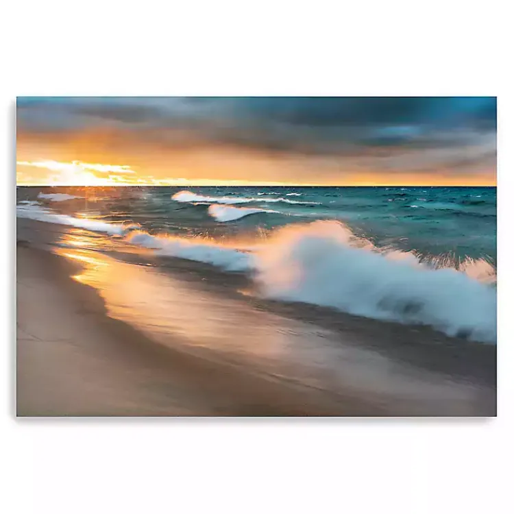 Canvas Art-Kirklands Home Miners Beach Light Canvas Art Print, 60x40 in.