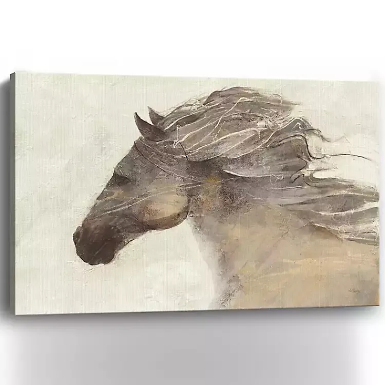 Canvas Art-Kirklands Home Ivory Into the Wind Canvas Art Print, 60x40 in.