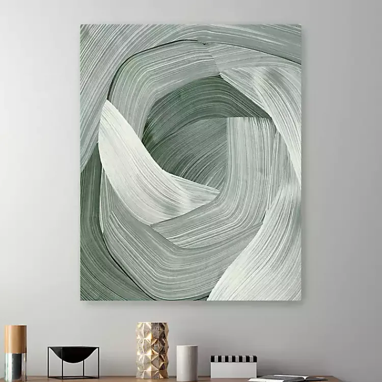 Canvas Art-Kirklands Home Enriched Emerald Canvas Art Print, 24x30 in. Green