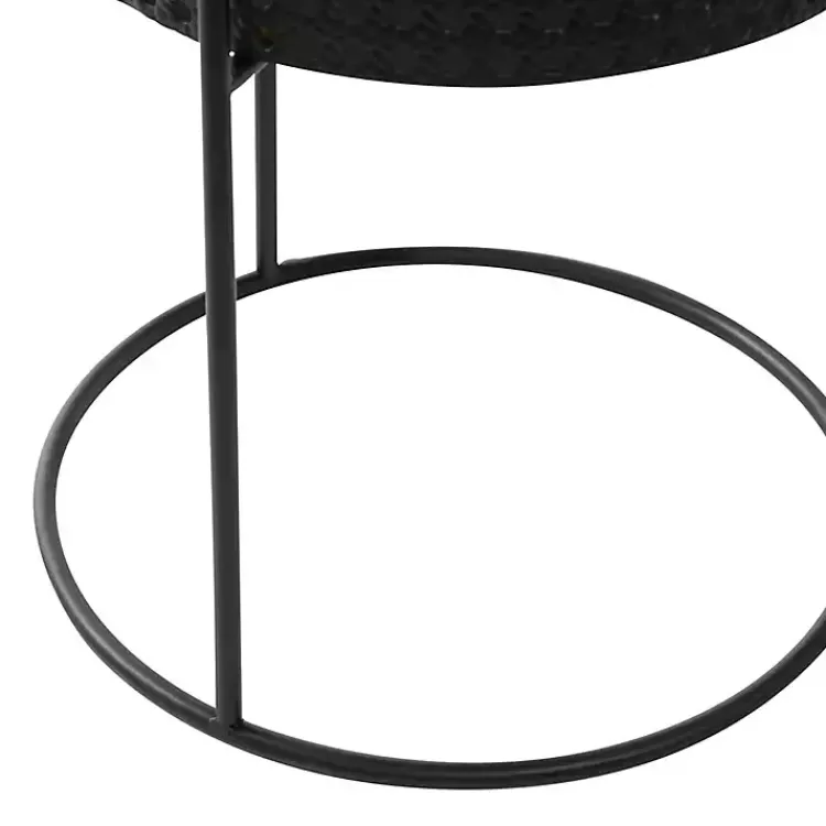 Planters-Kirklands Home Metal Basket Weave Planters, Set of 3 Black