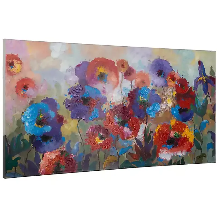 Canvas Art-Kirklands Home Flower Garden Canvas Wall Art