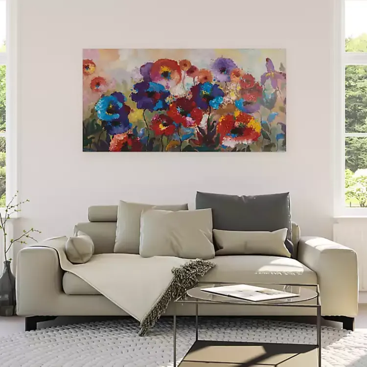 Canvas Art-Kirklands Home Flower Garden Canvas Wall Art
