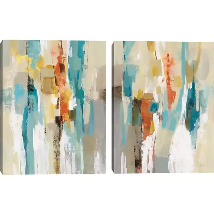 Canvas Art-Kirklands Home Steps on Sand I & II Canvas Art Prints, Set of 2 Multi