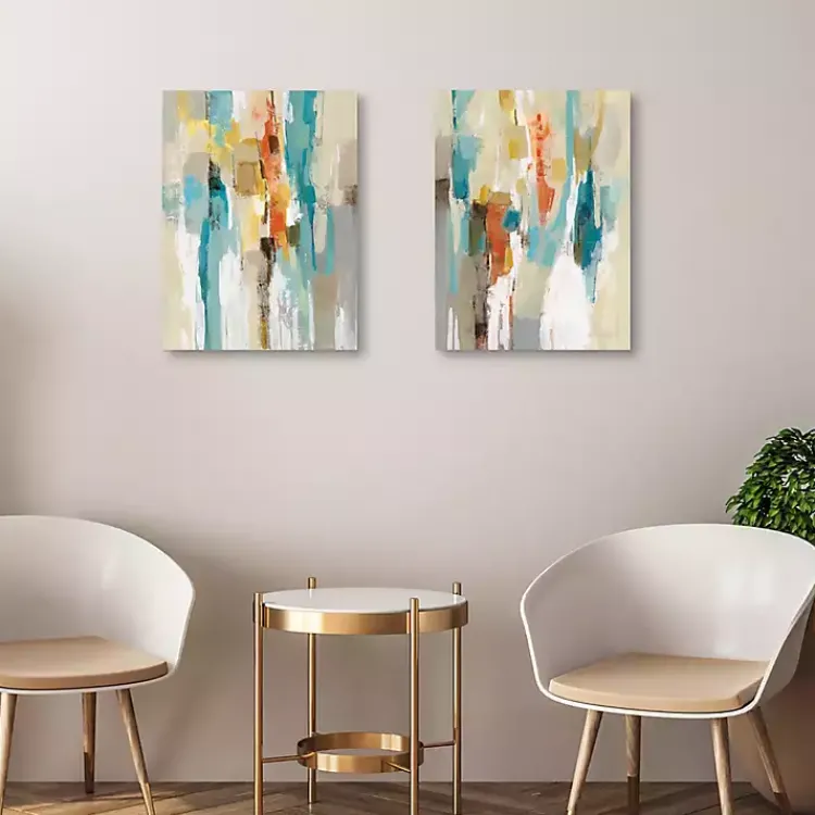 Canvas Art-Kirklands Home Steps on Sand I & II Canvas Art Prints, Set of 2 Multi