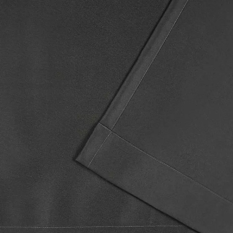 Outdoor Curtains-Kirklands Home Charcoal Cabana Outdoor Curtain Panel Set, 108 in.