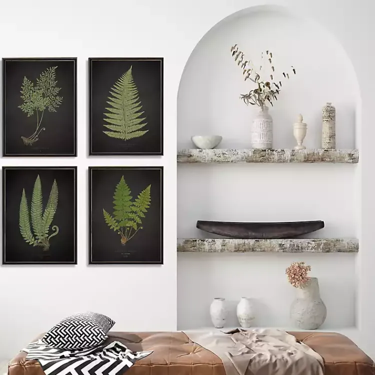 Framed Art-Kirklands Home Fern Framed Art Prints, Set of 4