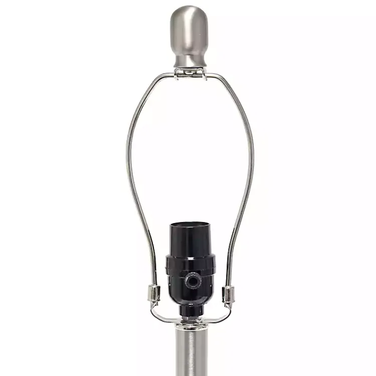 Table Lamps-Kirklands Home Mercury Hammered Glass Shade Table Lamp White