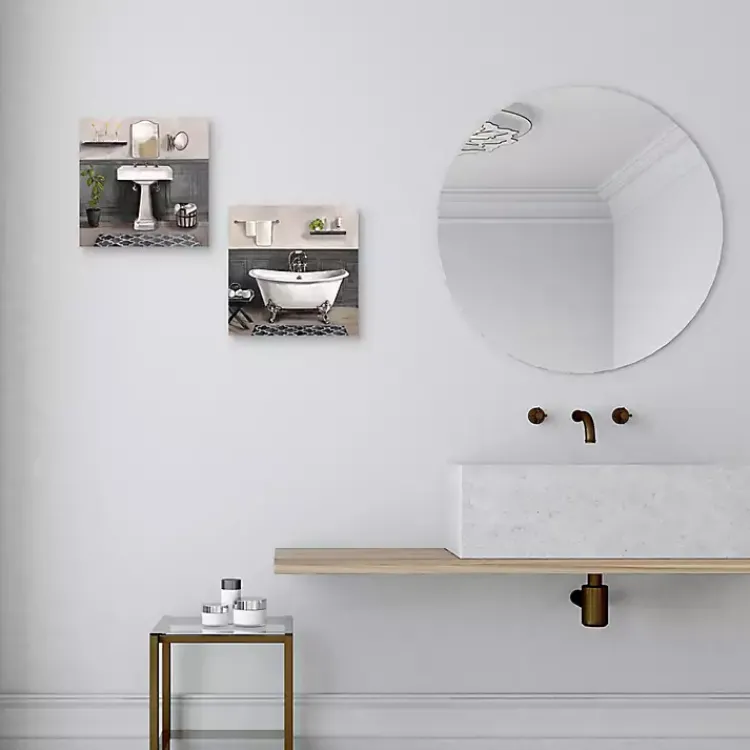 Canvas Art-Kirklands Home Serene Bath 2-pc. Canvas Art Print Set