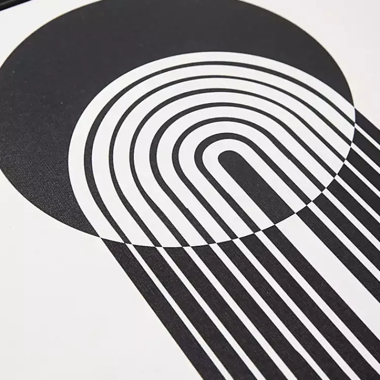 Canvas Art-Kirklands Home Cosmic Curl Geometric 3-pc. Grayscale Wall Art