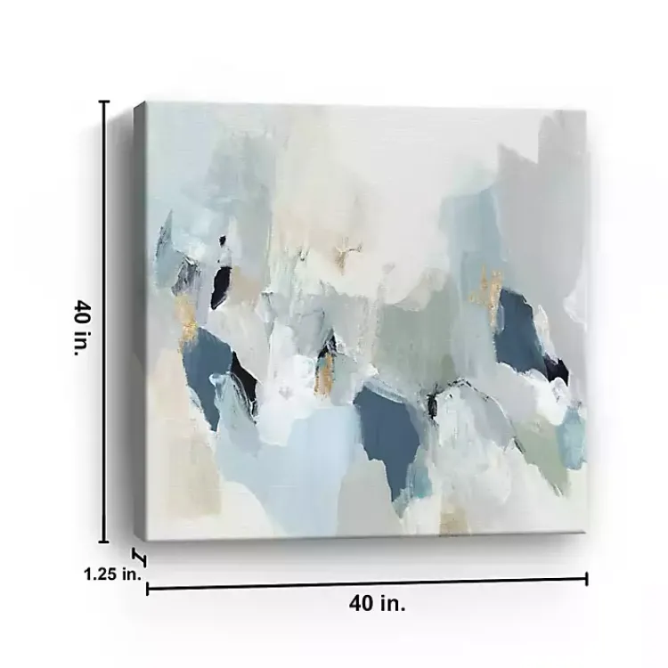 Canvas Art-Kirklands Home Little Talks II Giclee Canvas Art Print, 40x40 in. Blue