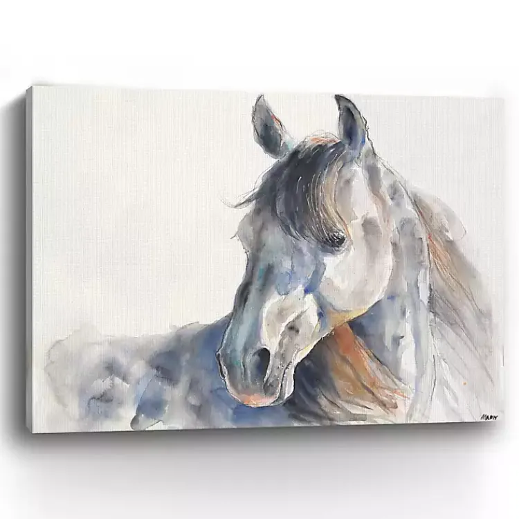 Canvas Art-Kirklands Home Looking Back Giclee Canvas Art Print White