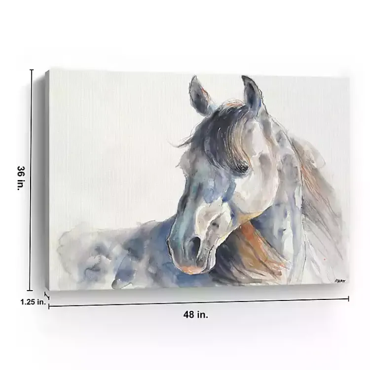 Canvas Art-Kirklands Home Looking Back Giclee Canvas Art Print White