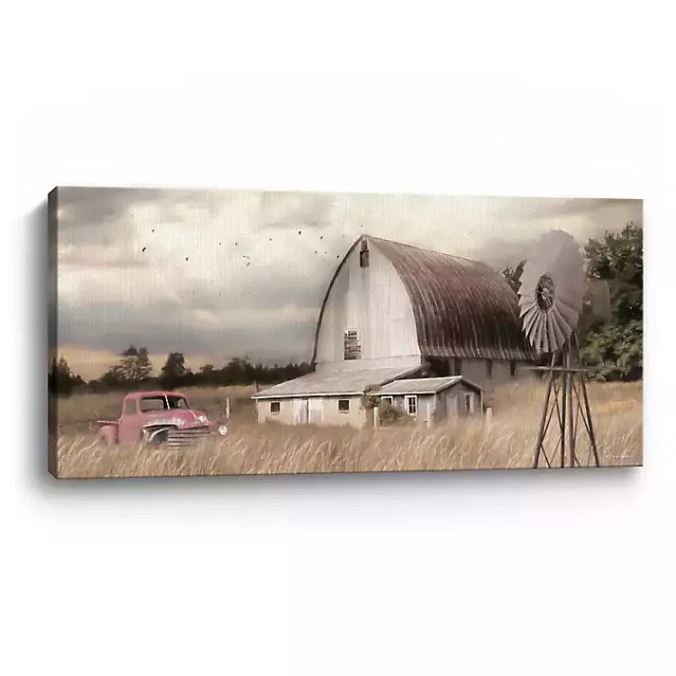 Canvas Art-Kirklands Home Henderson Bay Farm Giclee Canvas Art Print Tan