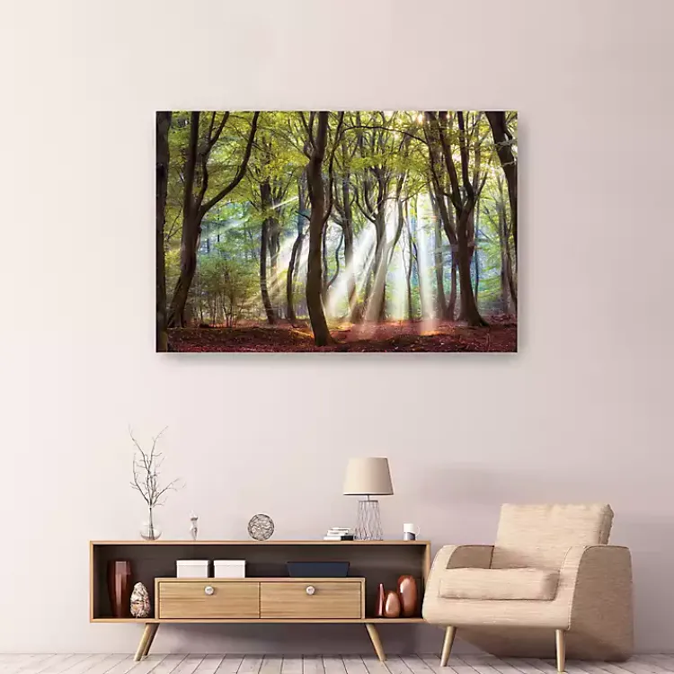 Canvas Art-Kirklands Home Majestic Morning Giclee Canvas Art Print Green