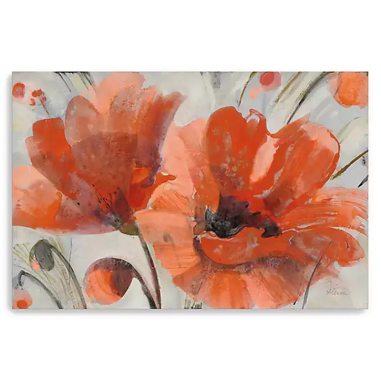 Canvas Art-Kirklands Home Popping Giclee Canvas Art Print Red