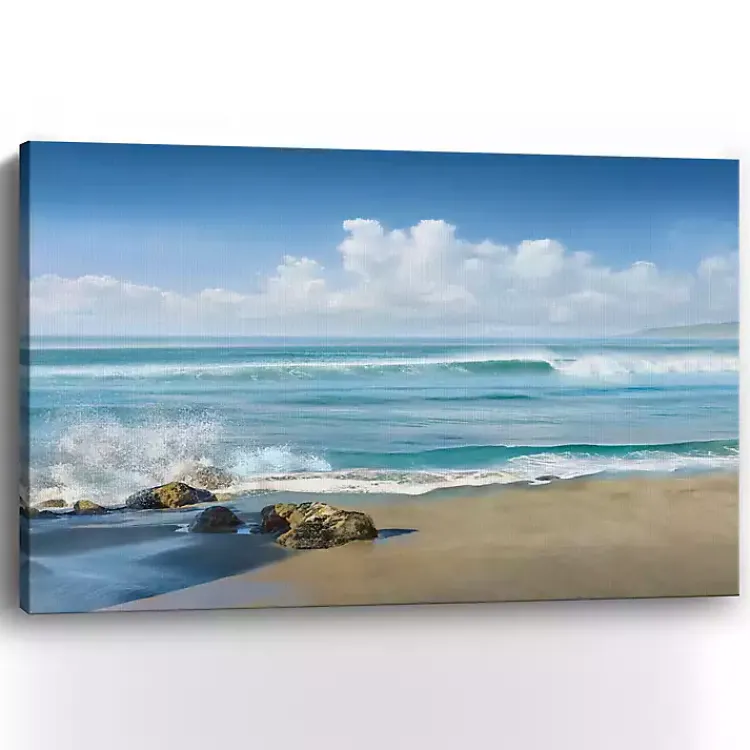 Canvas Art-Kirklands Home Sweeping Blue Canvas Art Print, 60x40 in.