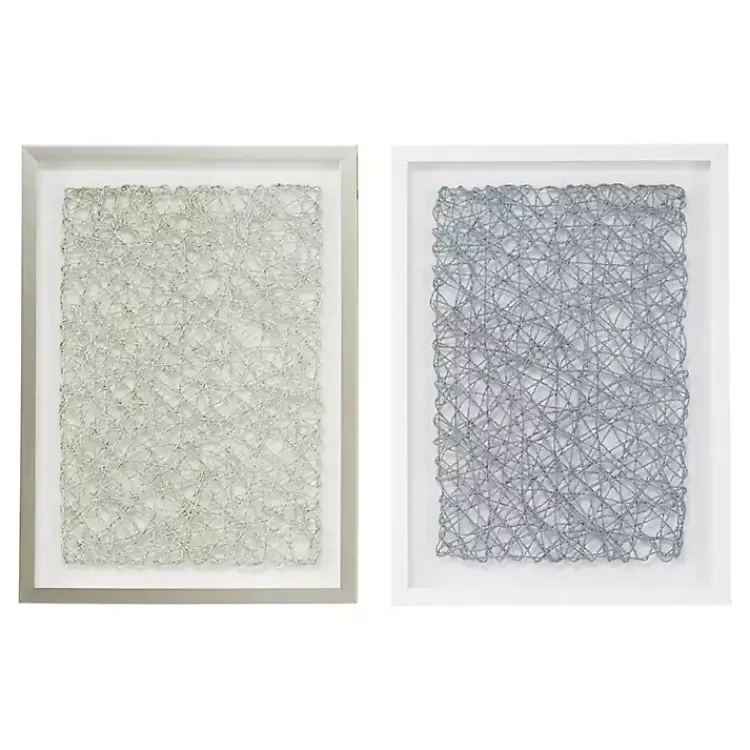 Framed Art-Kirklands Home Knotted String 2-pc. Shadow Box Set