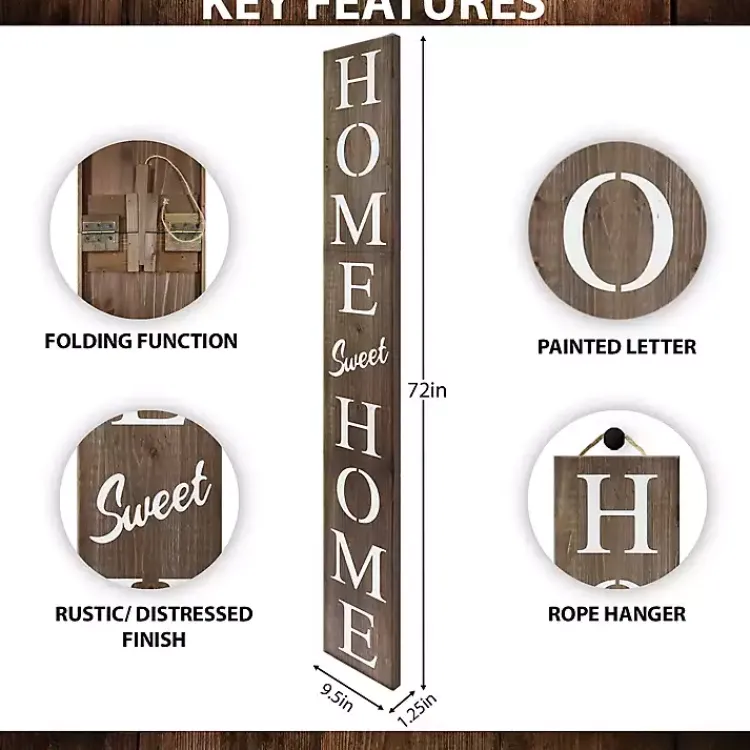 Garden Decor-Kirklands Home Home Sweet Home Porch Board