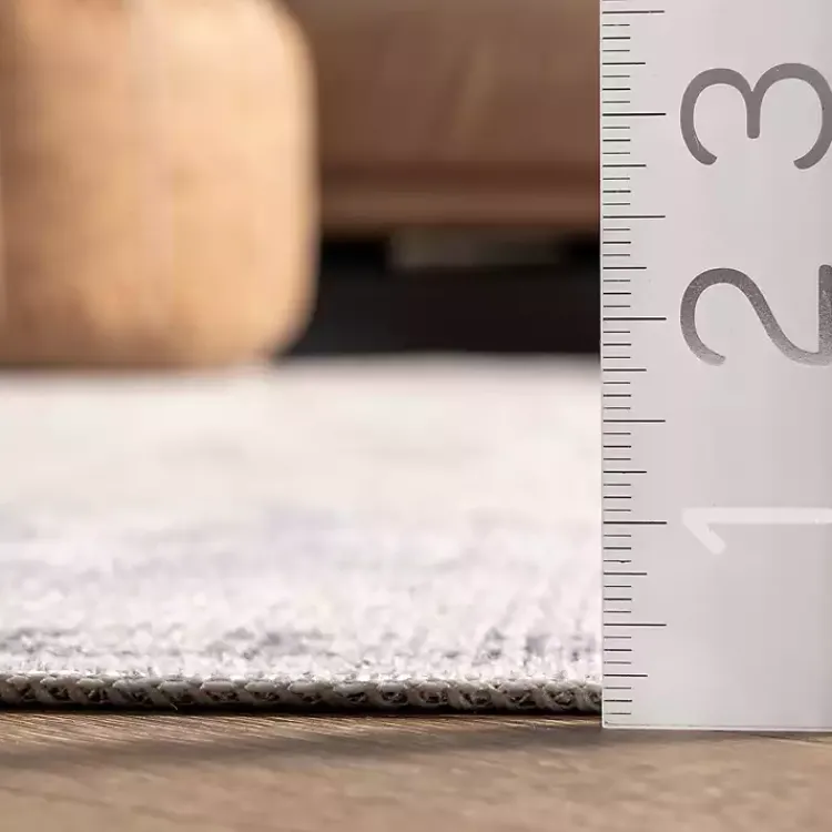 Area Rugs-Kirklands Home Krystin Distressed Washable Area Rug, 5x8 Gray