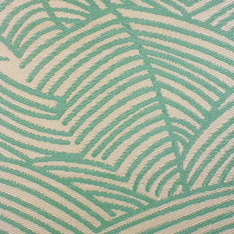 Outdoor Rugs-Kirklands Home Green Palm Leaf Outdoor Area Rug, 4x6