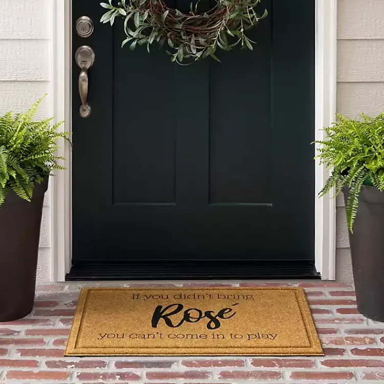 Doormats-Kirklands Home If You Didn't Bring Rose Welcome Mat