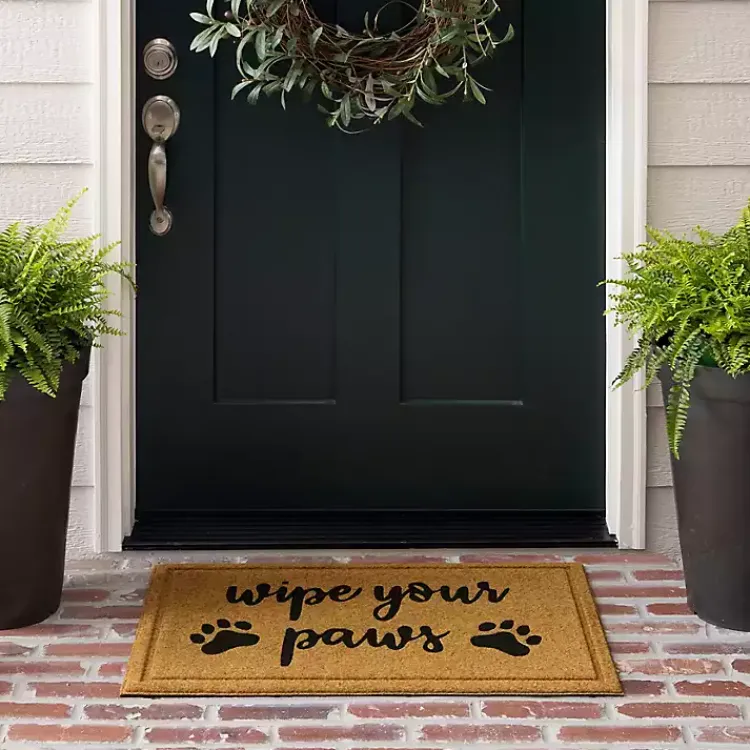 Doormats-Kirklands Home Wipe Your Paws Welcome Mat