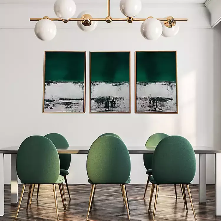 Canvas Art-Kirklands Home Green Malachite Canvas Art Prints, Set of 3