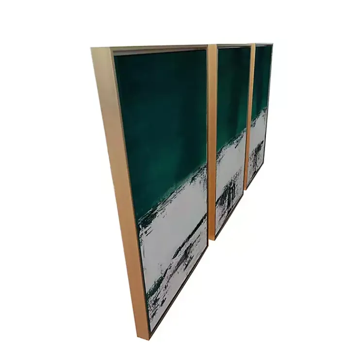 Canvas Art-Kirklands Home Green Malachite Canvas Art Prints, Set of 3