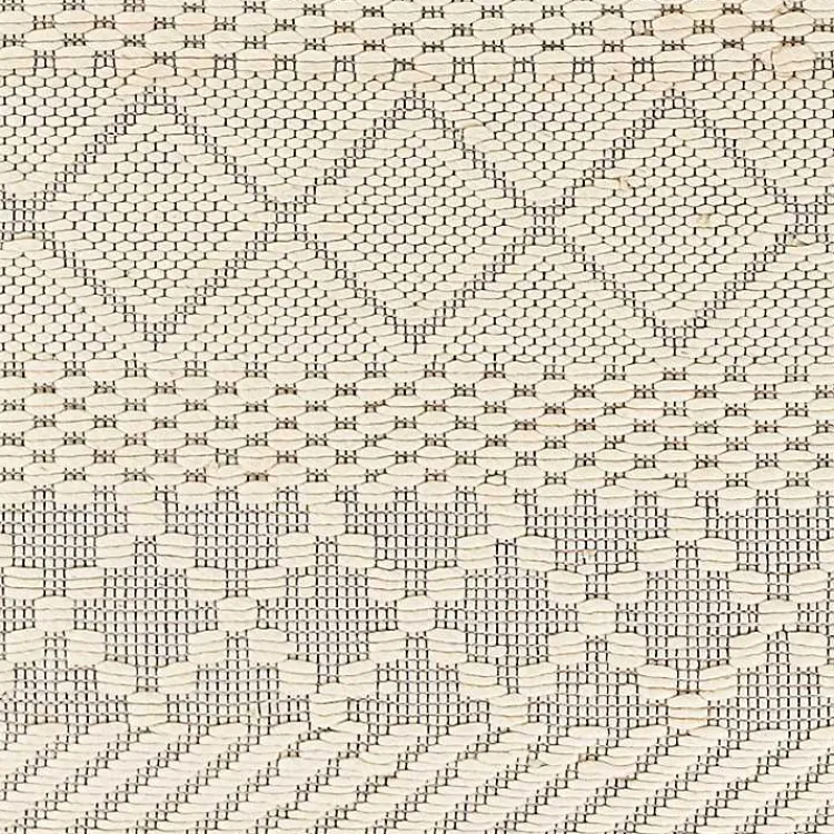 Area Rugs-Kirklands Home Cream Diamond Tassel Wool Area Rug, 8x10 Ivory
