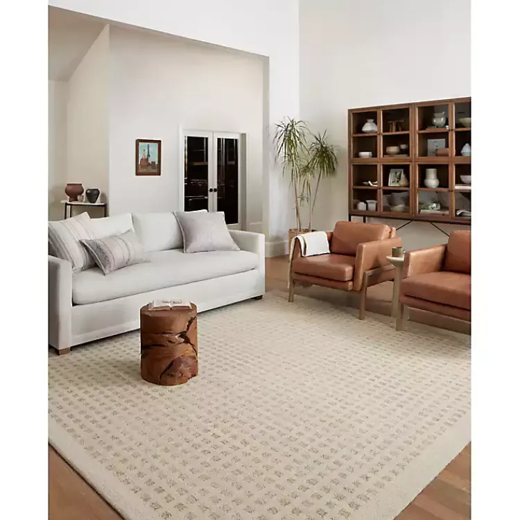 Area Rugs-Kirklands Home Chris Loves Julia x Loloi Polly Rug, 7x9 Ivory